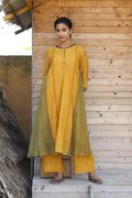 MUSTARD YELLOW ROOH KURTA SET