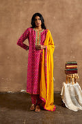 PINK GULZAR KURTA SET WITH PANT