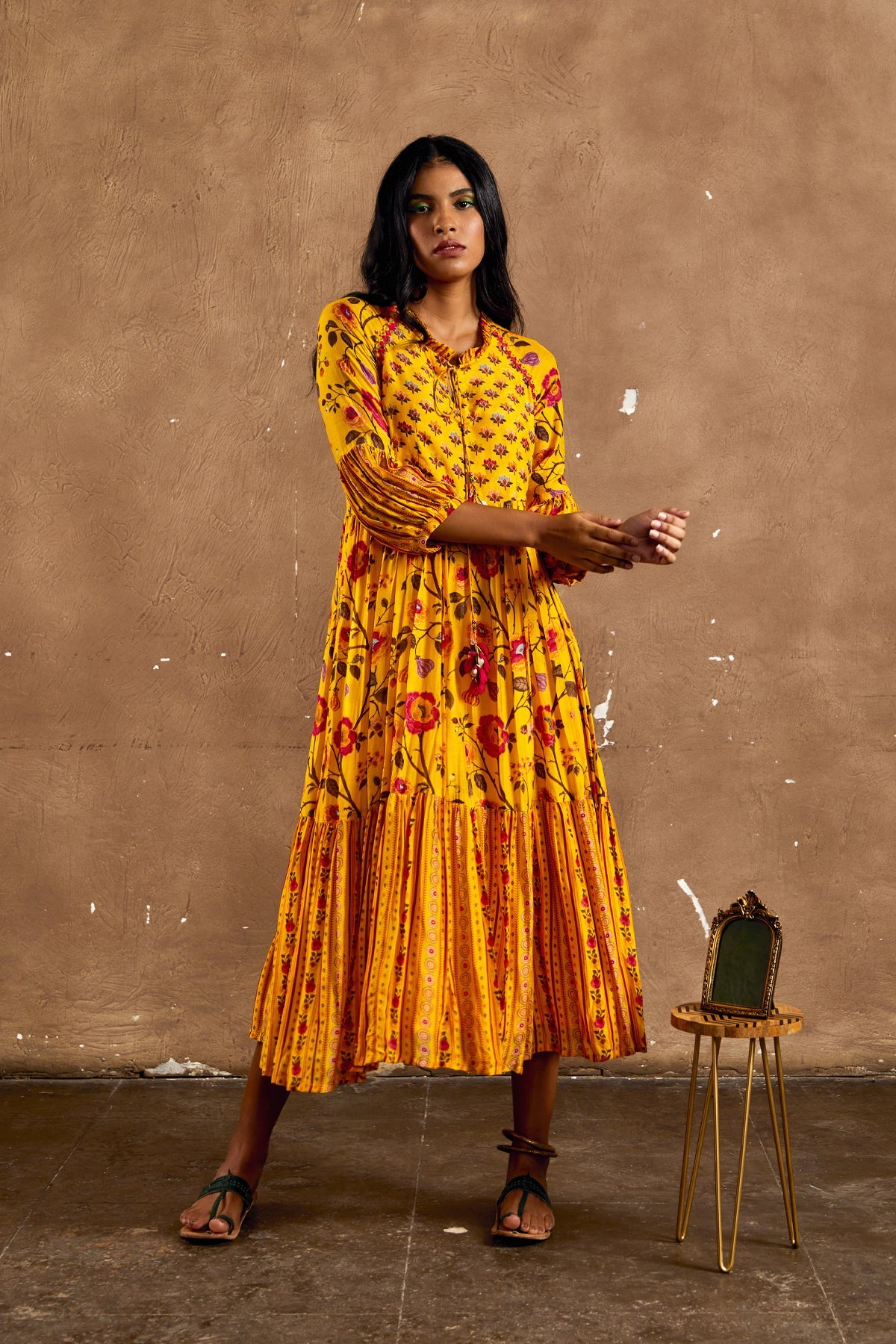 MUSTARD GULZAR MAXI DRESS