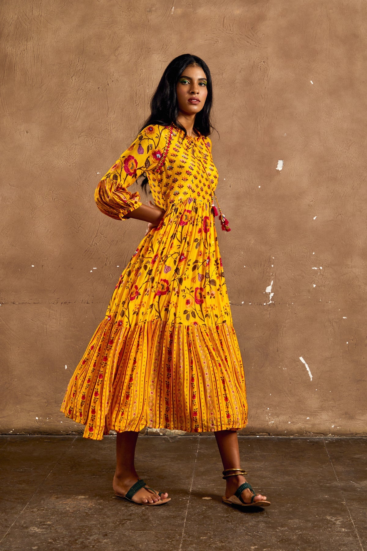 MUSTARD GULZAR MAXI DRESS